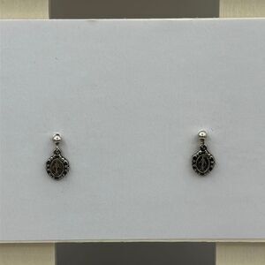 Religious sterling silver earrings 925